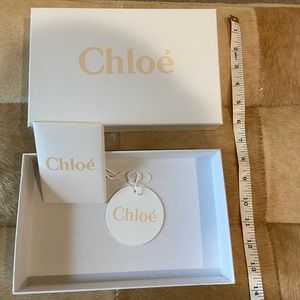 CHLOE box and CHLOE dust bag; original issue from CHLOE; authentic from CHLOE